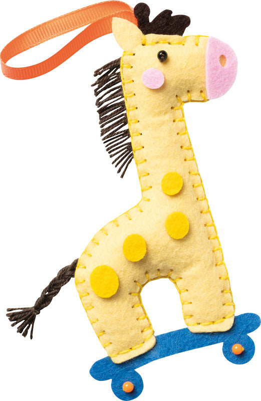 Folia Bastelset Sticken Giraffe – ab 8 Jahren – 142 × 92 × 19 mm