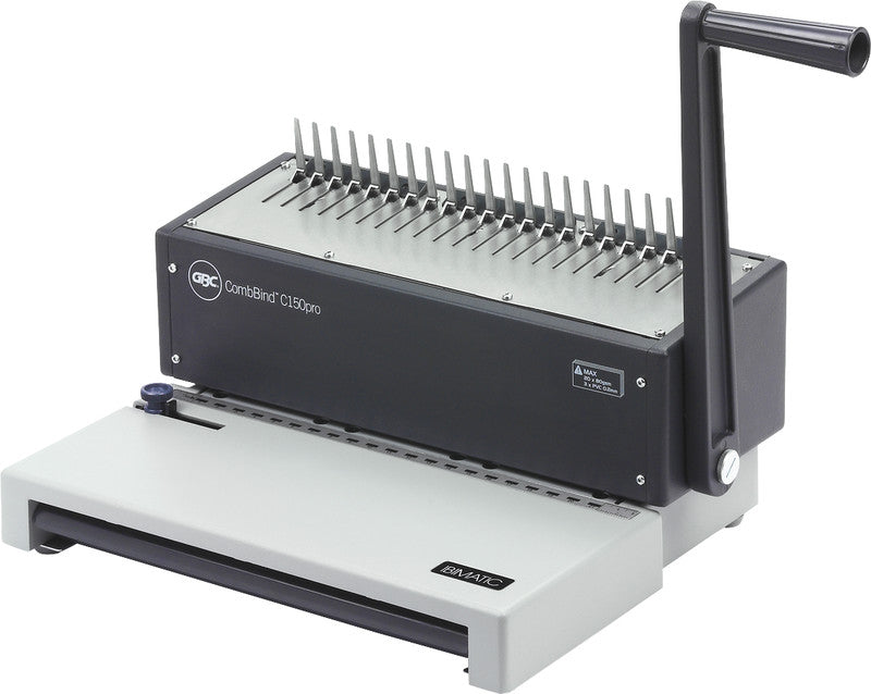 GBC CombBind C150Pro Bindegerät – Plastikbindung, für 21-Loch, A3, bis 20 Blatt
