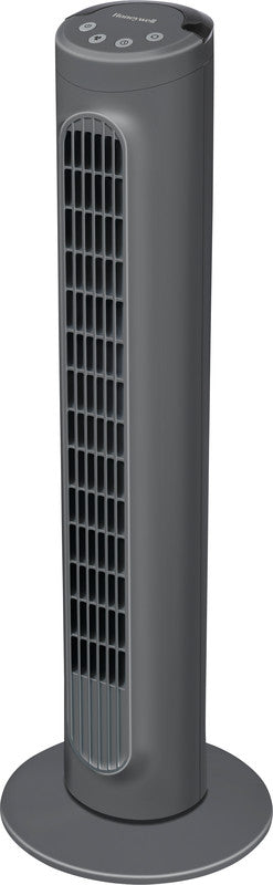 Honeywell Turmventilator Comfort Control HYF1101E4 – 36 W, 8 Stufen, oszillierend, Timer, 282 m³/h, 56 dB, Grau