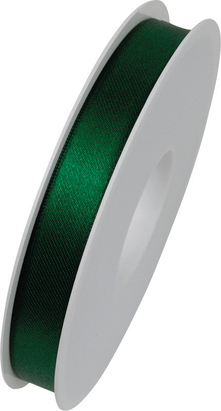 Goldina Geschenkband Satin – Dunkelgrün – Echte Webkante – 15 mm × 3 m