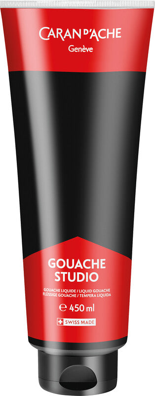 Caran d-Ache Caran d'Ache – Gouache – Schwarz, 450 ml