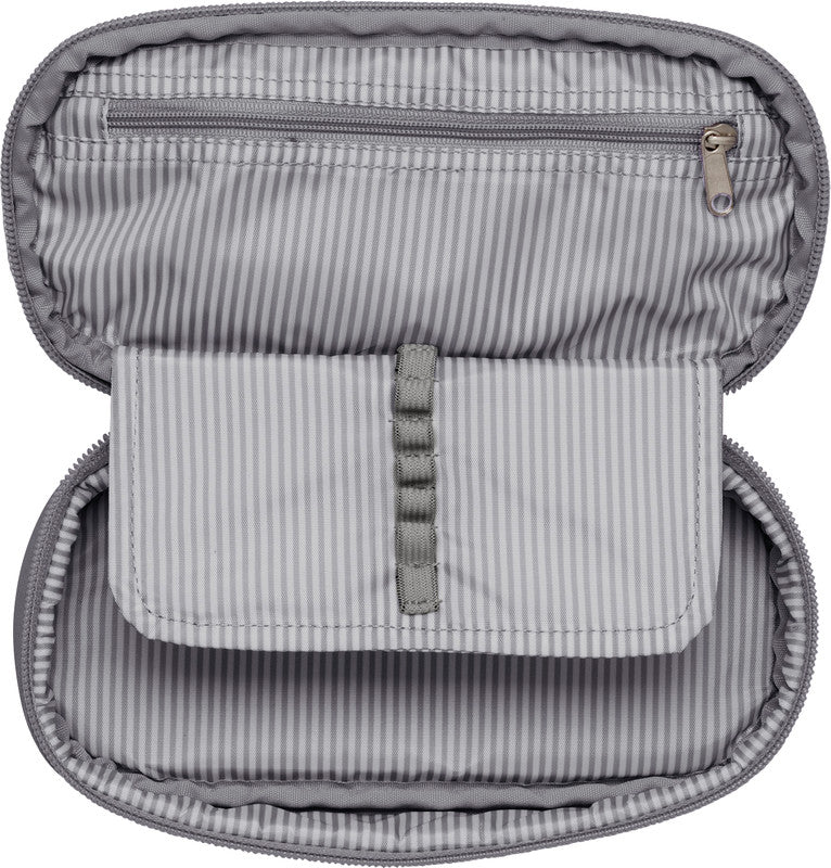 Beckmann City Etui, leer – grau – Kunststoff – 22,0 × 5,0 × 10,0 cm