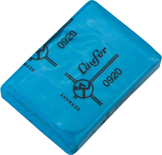 Laufer Radierer – für Kreide, Kohle – 46 × 10,5 × 32 mm – Kunststoff – Blau