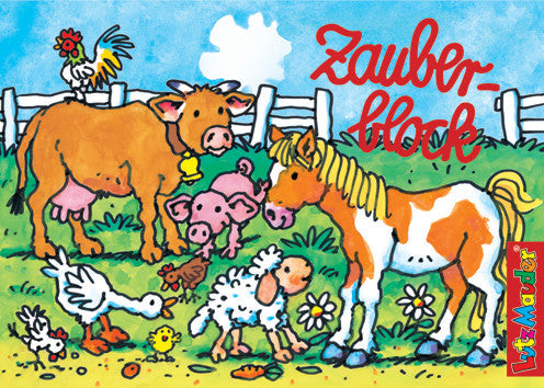 Lutz mauder Zauberblöckchen, Papier, 5,2 × 7,4 cm, mehrfarbig