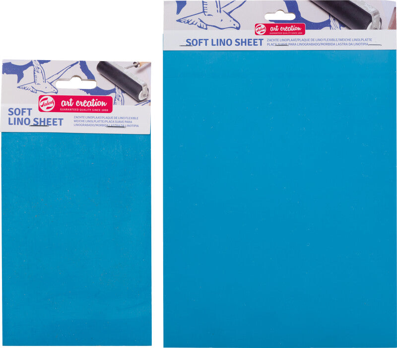Talens art creation Linolplatte, Blau, 10 × 15 cm