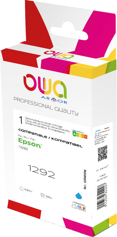Owa Tintenpatrone T1293, Magenta, 9 ml, kompatibel