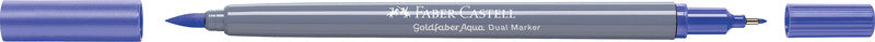 Faber-Castell Brush Pen Goldfaber Aqua – Rundspitze, Pinselspitze 0,6 mm – Dunkellavendel – Wasservermalbar