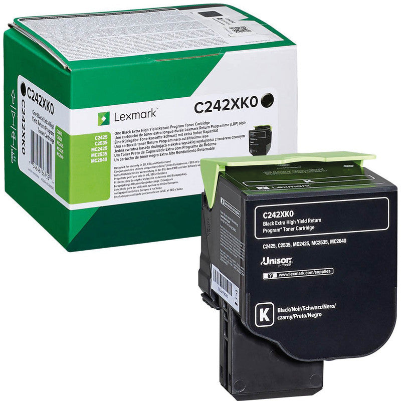 Lexmark Toner – schwarz, 6000 Seiten