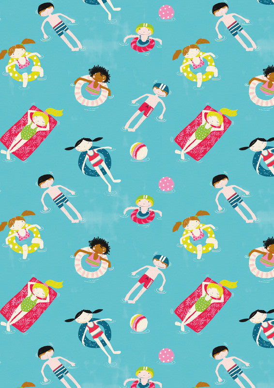 Zoewie Geschenkpapier Rolle – Bambini, 10 Motive sortiert – 700 × 2000 mm – gestrichenes Papier, 80 g/m2