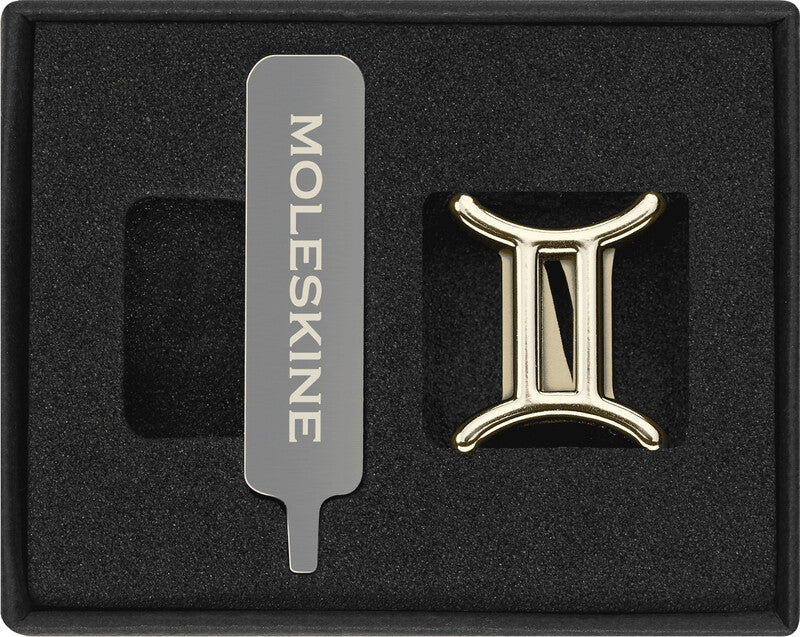 Moleskine Pin – Zwilling – Zinklegierung, Gold
