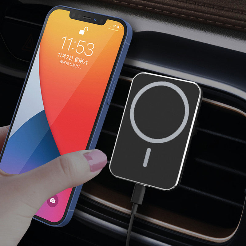 Kfz-Ladehalterung – MagSafe – Lüftungsschlitz – 7,5–15 W – für iPhone 12 – Schwarz