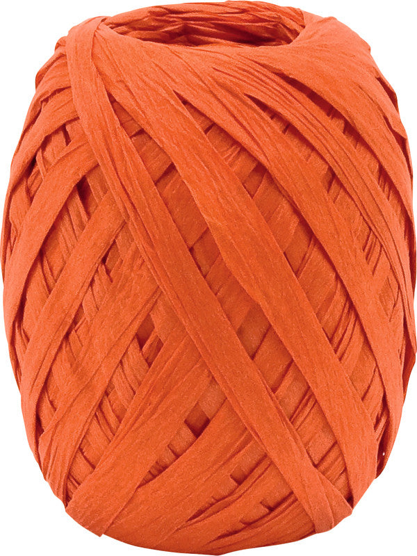 Goldina Raffia Bastpapier – Orange – 0,7 × 3000 cm