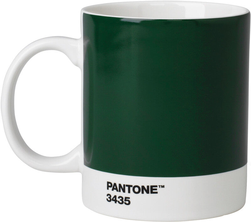 Pantone by copenhagen Tasse – 375 ml, Ø 8,5 cm, Porzellan, Dunkelgrün