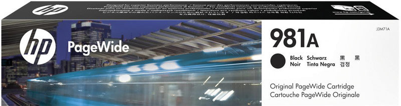 HP Tintenpatrone 981A, Schwarz, 6'000 Seiten