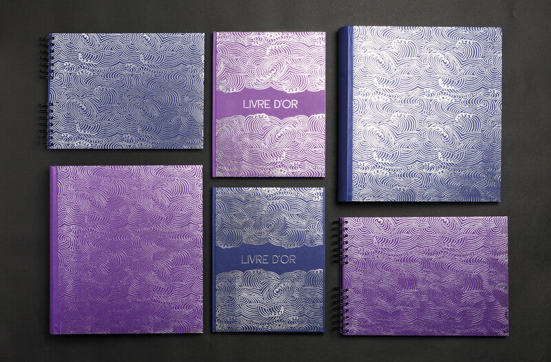 Exacompta Fotoalbum – Blau, mit Spiralbindung, Karton, 320 × 220 mm