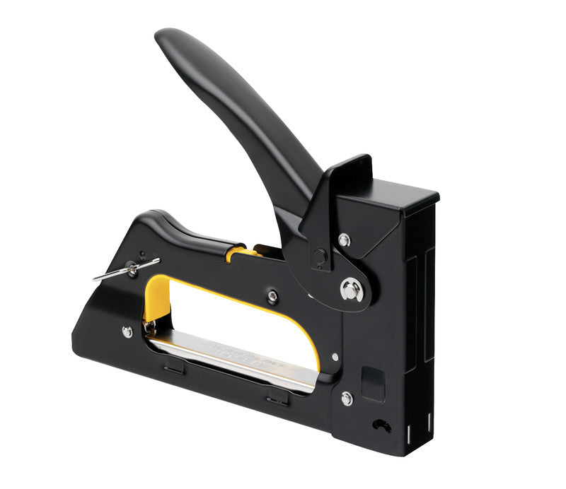 Bostitch T3020 – Hefter, Standard-Clinch, schwarz, silber, gelb