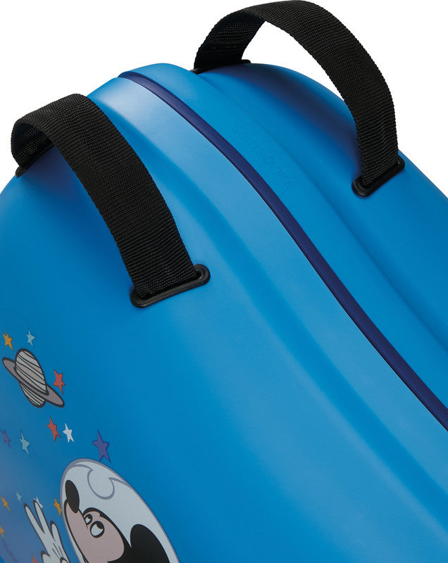 Samsonite Ride-on-Kindertrolley Dream2Go Rider Handgepäck – 30 l, 4 Rollen, Mickey Stars, 52 × 38 × 21 cm