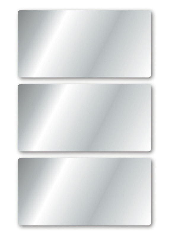 HERMA Geschenketiketten – 9 Etiketten – permanent, Papier – Bogen 84 × 120 mm – rechteckig, Silber