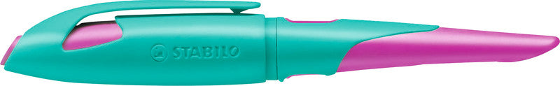 STABILO EASYbirdy – Federspitze M – für Rechtshänder – türkis/neonpink, blau – Patronen