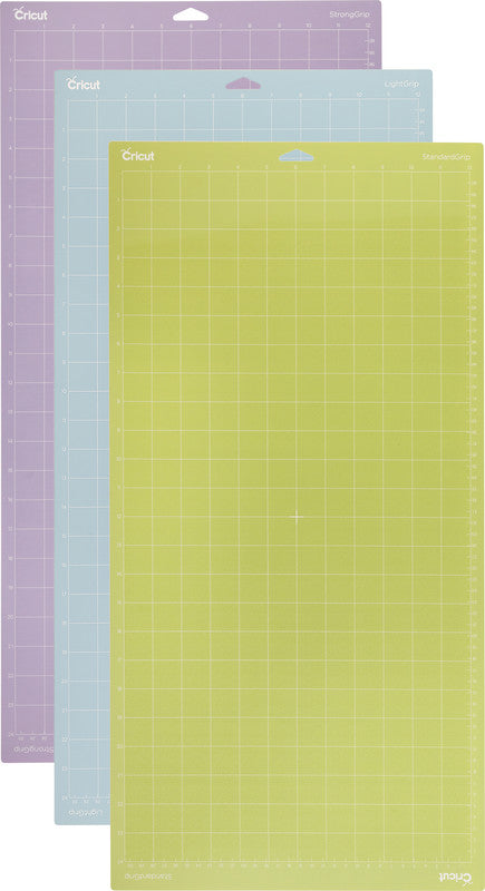 Cricut Schneidematte – für Maker 3, 305×610 mm, leicht/normal/stark klebend, Mehrfarbig, 3 Stück