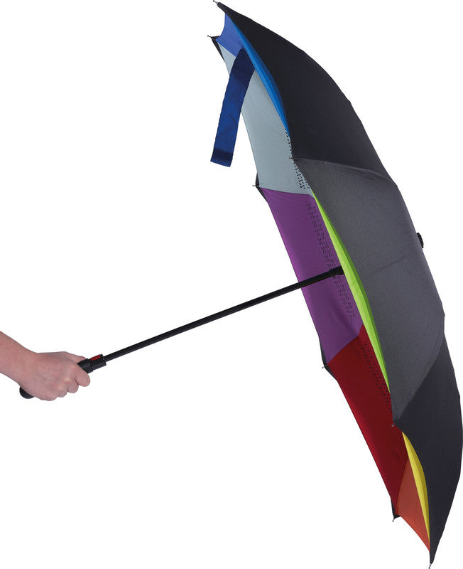 Automatischer Regenschirm Arc – Automatik, Ø 112 cm, L 79,5 cm – schwarz – Umkehrschirm