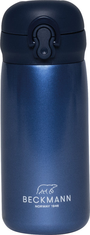 Beckmann Trinkflasche – 3,2 dl – Edelstahl, isoliert, Schraubverschluss – blau