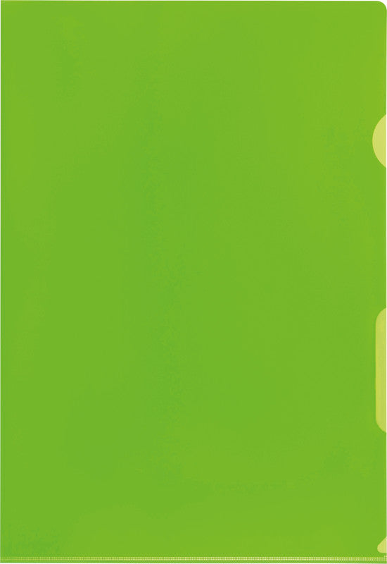 Kolma Sichtmappe A4 – Kiwi, Kunststoff, blendfrei, 120 µm, 10er-Pack, 100% rezyklierbar