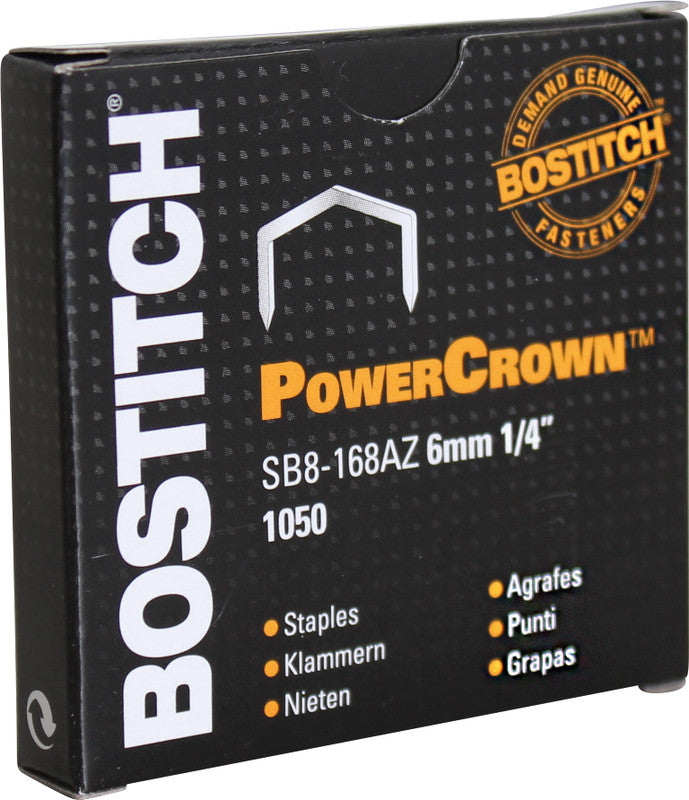 Bostitch Heftklammern – 6 mm – Metall, silber – 1050 Stk.