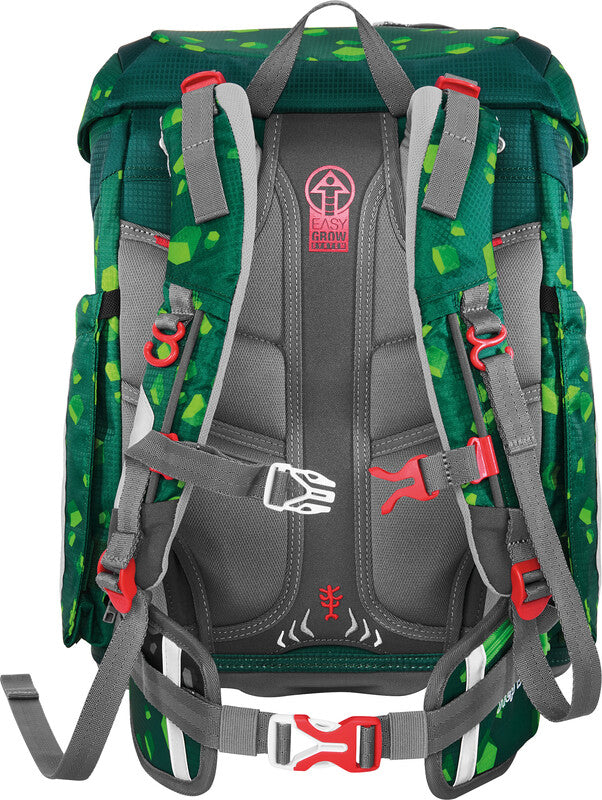 Step by Step Schulrucksack-Set Fit – 5-teilig – Dino Targo – umweltfreundliche Verpackung