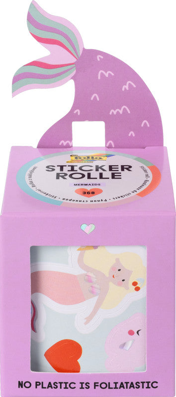 Folia Stickerrolle – 10,5 cm × 4,00 m – sortiert – 368 Stk.