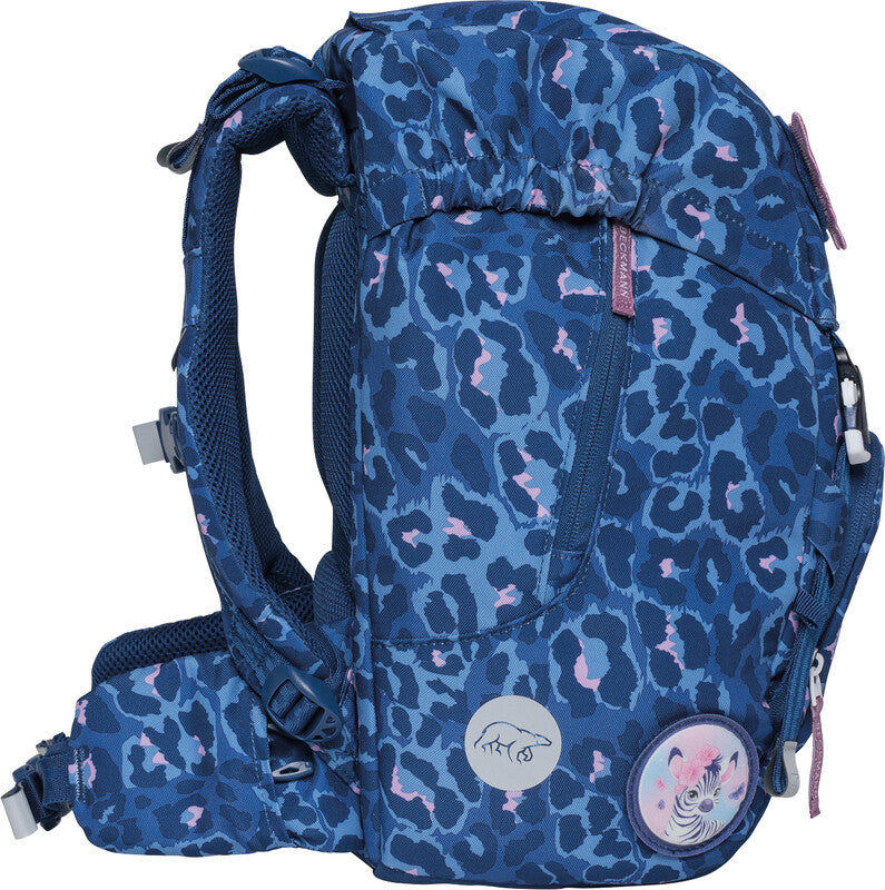 Beckmann Schulrucksack Classic – Cheetah – aus recyceltem PET