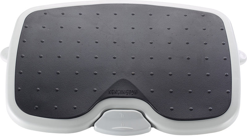 Kensington Fussstütze SmartFit SoleMate Plus – 45 × 35 × 9–12 cm, weiss/anthrazit