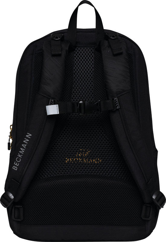 Beckmann Junior Sport Rucksack – Schwarz Gold – aus recycelten PET-Flaschen (rPET)
