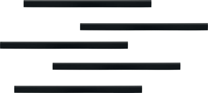 Durable Durafix Rail Magnetleiste – 297 × 17 mm, schwarz, selbstklebend, 5er-Pack