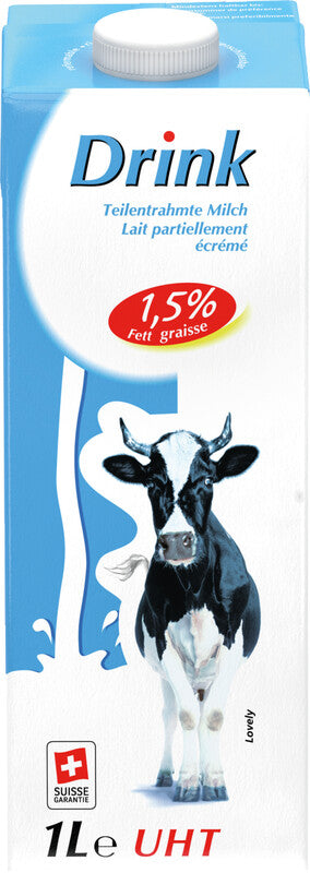 Noname Milchdrink UHT Lovely – 1,5% Fett – 1 l