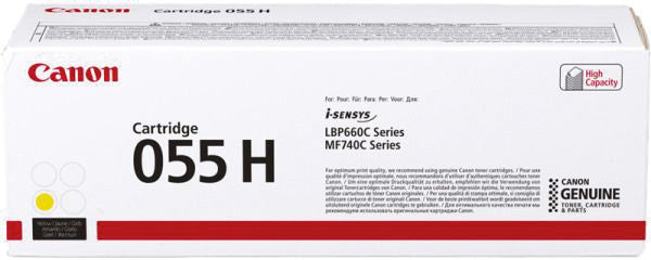 Canon Toner 055H – Gelb, 5900 Seiten