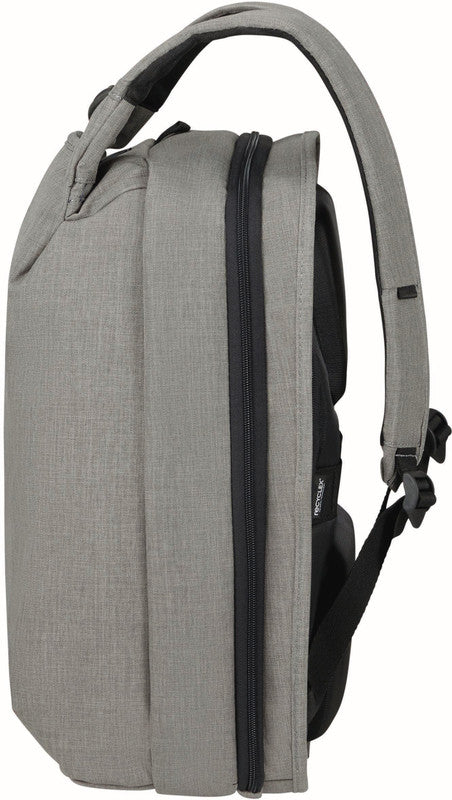 Samsonite Securipak Travel – Notebook-Rucksack – für 15,6" Notebook, 25,5–30 l, Nylon, Grau, RFID-Schutz