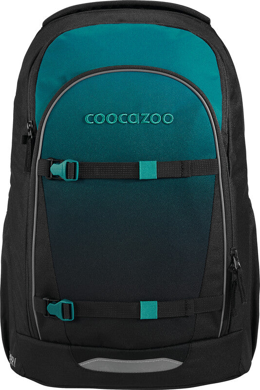 Coocazoo Rucksack Every – Teal Shadows – aus 100% recycelten PET-Flaschen