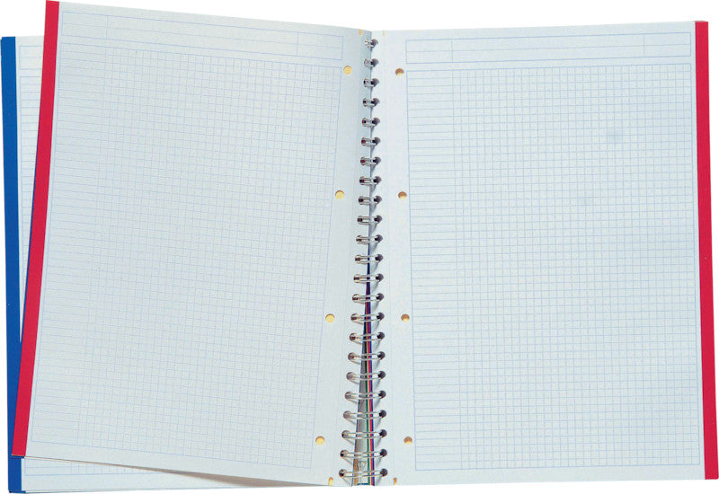 Clairefontaine Collegeblock, Spiralbindung, 80 Blatt, 4-fach gelocht, perforiert