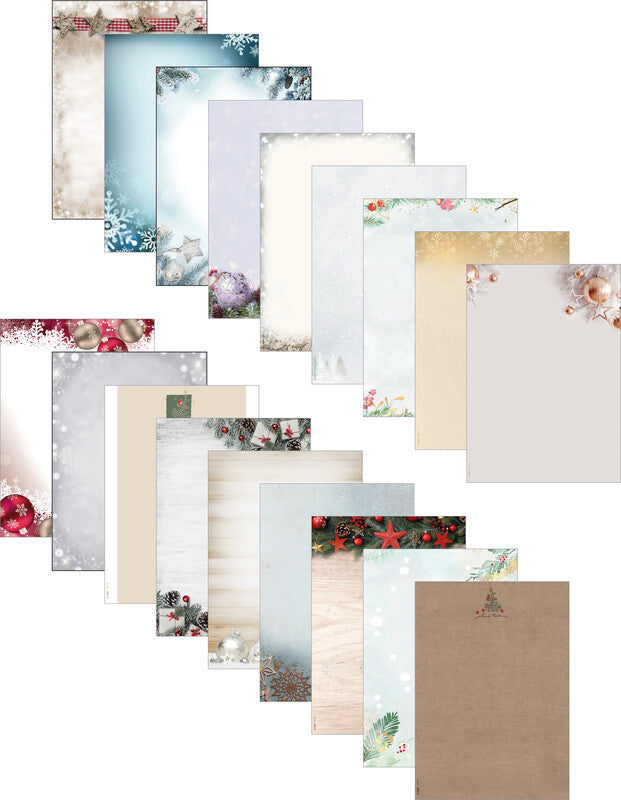 Sigel Motivpapier – A4, 90 g/m², Motiv: Christmas Surprise – für Inkjet/Laser/Kopierer – FSC – 100 Blatt