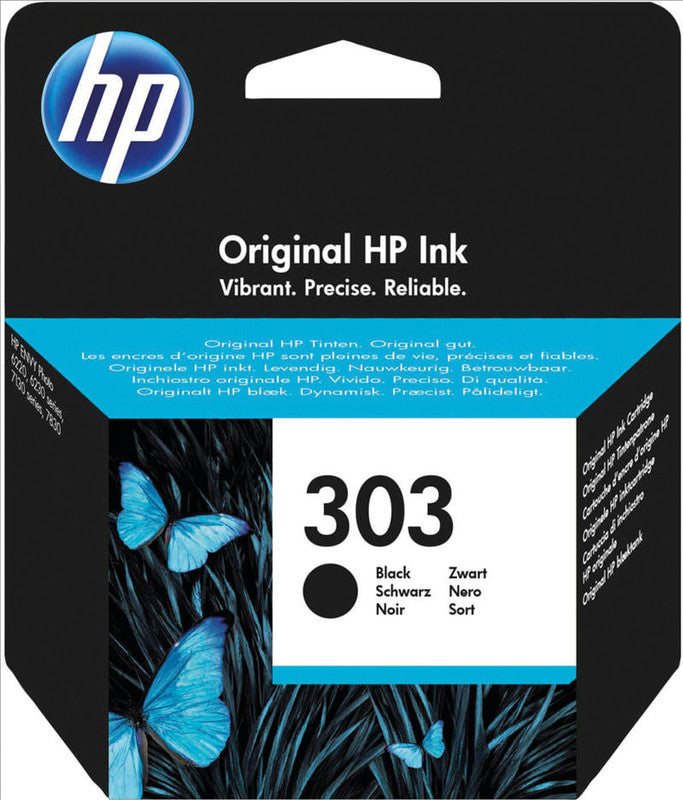 HP Tintenpatrone 303, Schwarz, 200 Seiten