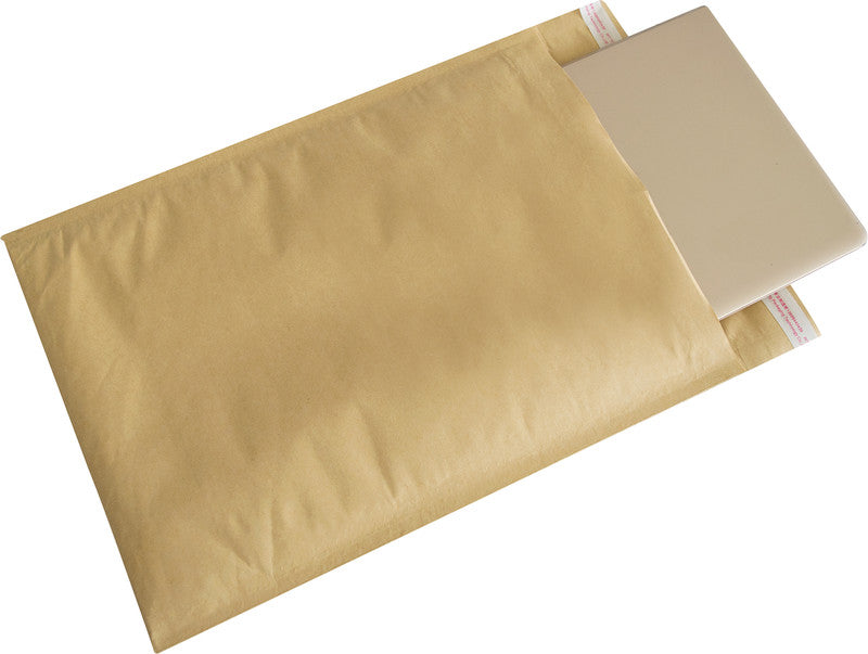 Elco Papierpolstertasche – 135 × 250 mm, braun, recyclingfähig, selbstklebend – 150 Stück