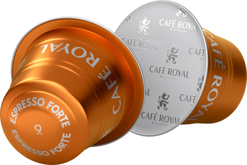 Café Royal Kaffeekapseln Espresso Forte – für Nespresso – Intensität 9 – 36 Kapseln