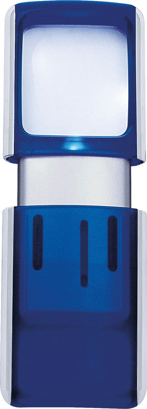 Wedo Leuchtlupe – 3× – mit LED – inkl. Batterien – blau – B 47 × H 118 × T 14 mm