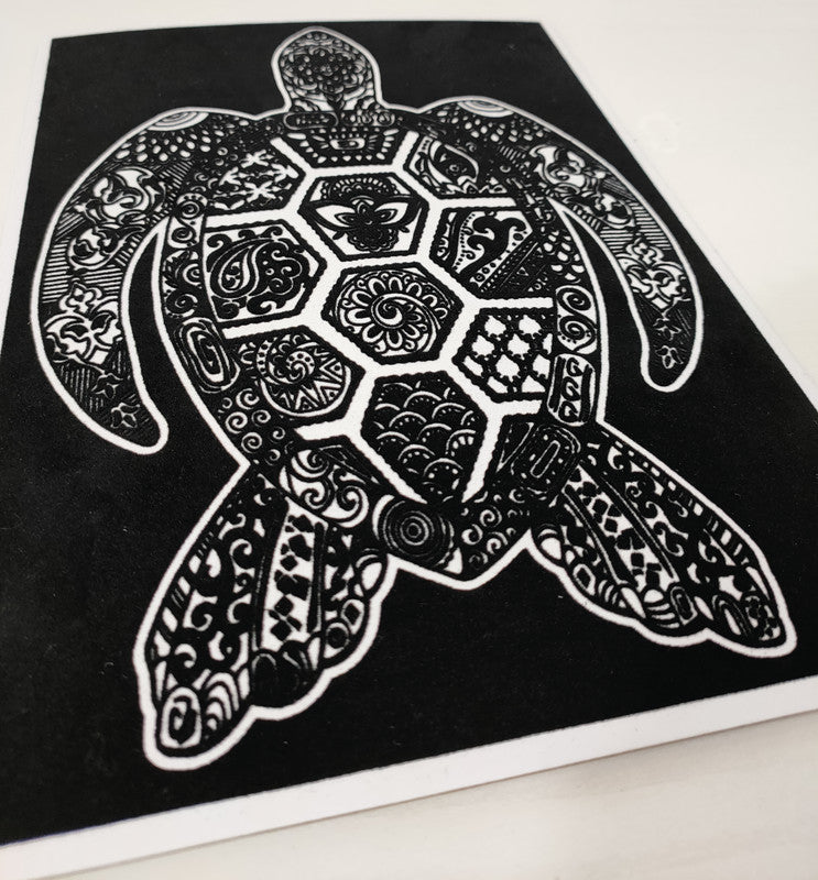 Tataruga Malkarton, Karton, 21 × 29,7 cm, schwarz