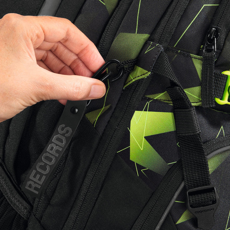 Coocazoo Rucksack Porter – Lime Flash – 30,0×44,0×23,0 cm – recycelter Bestandteil