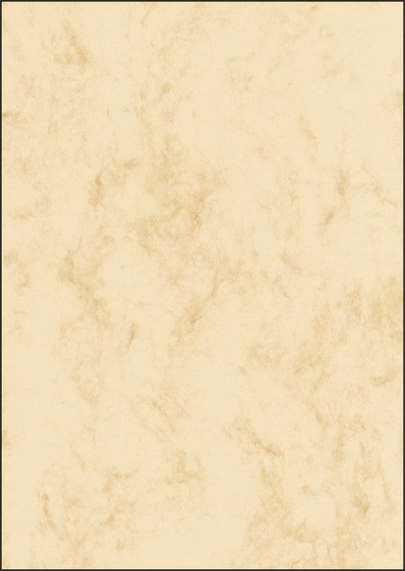 Sigel Marmorpapier Beige – A4, 200 g/m², 50 Blatt