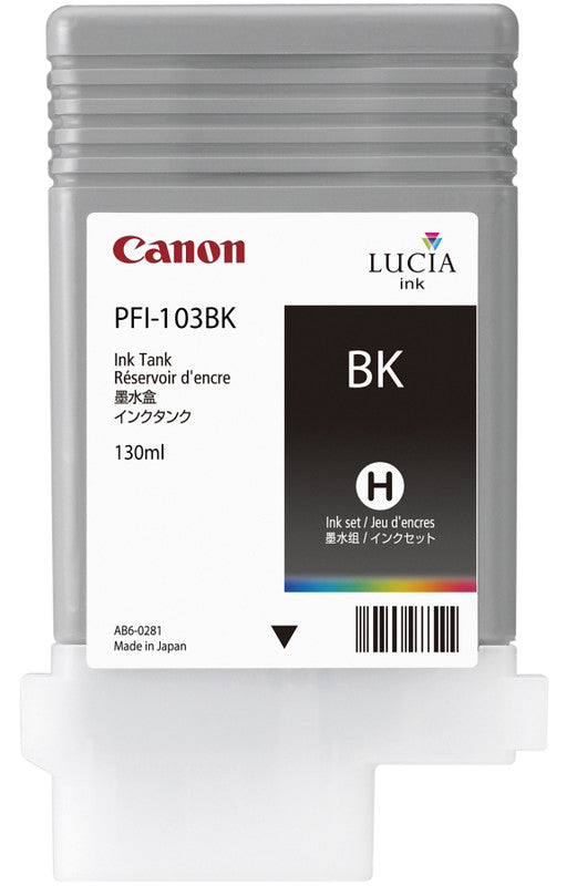 Canon Tintenpatrone PFI-103BK, schwarz – für Inkjetdrucker/Multifunktionsgeräte