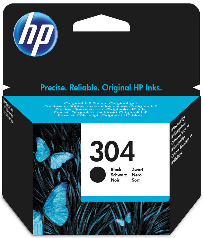HP Tintenpatrone 304, Schwarz – für HP-Drucker