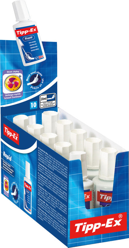 Tipp-Ex – Korrekturflüssigkeit Rapid – Weiss – 20 ml
